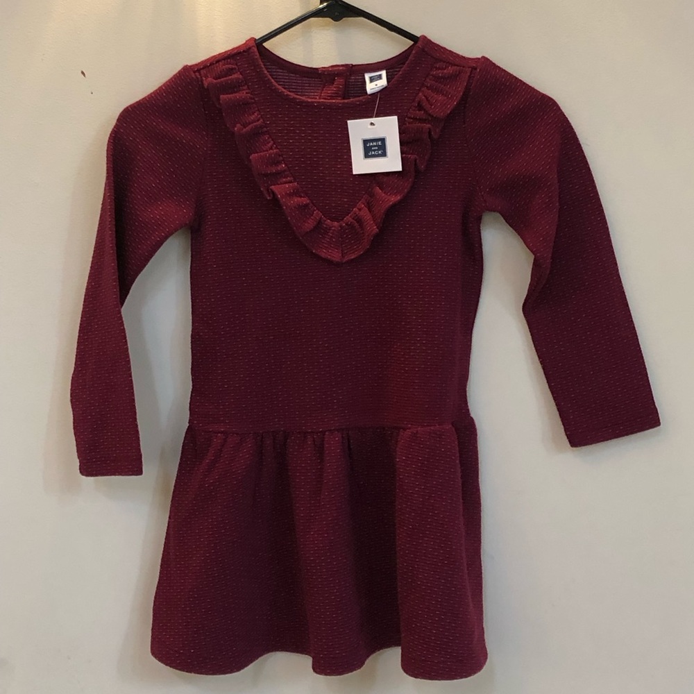 Janie&jack girls ruffle dress size 5 NWT - Picture 3 of 6